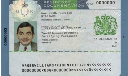 UK Fake Residence Permit